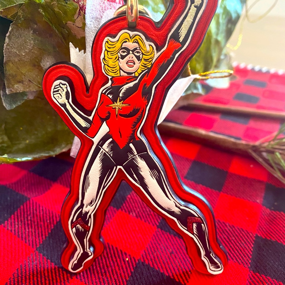 SOLD ❤️COACH Marvel Carol Danvers, Bag Charm